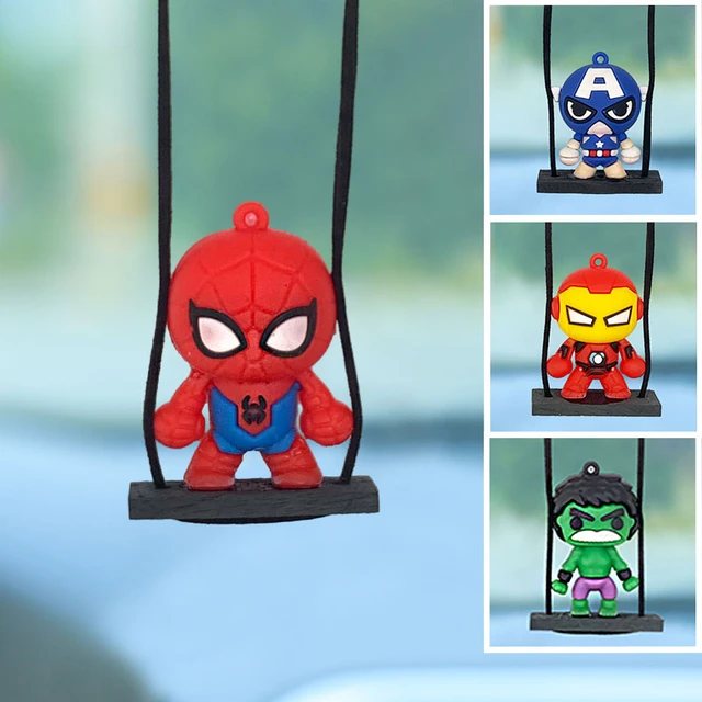 Disney-Marvel Movie Anime Figure, Iron Man, Spider-man Decor