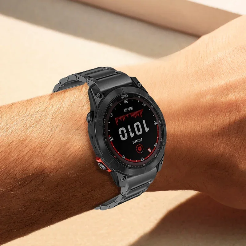 Quick Fit Titanium Watch Strap - Metal Release Bracelet