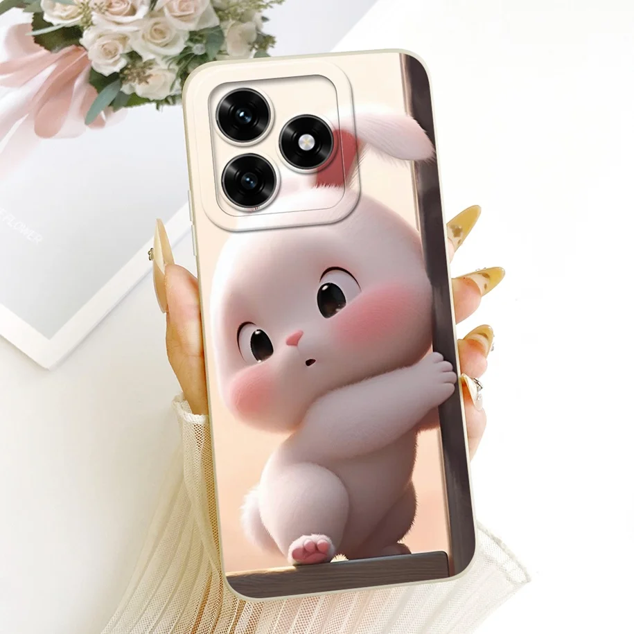 Cute Cat Duck Rabbit Soft Candy Silicone Shockproof Case Cover
