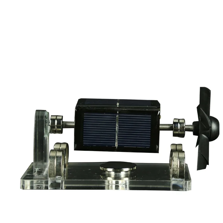 

Creative magnetic levitation solar electric motor, magnetic levitation ornaments, fan blades, scientific gifts
