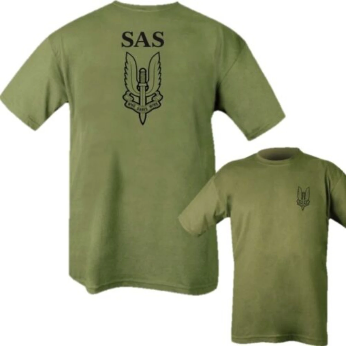 

Who Dares Wins. British Army SAS Special Air Service Emblem T-Shirt. Summer Cotton Short Sleeve O-Neck Mens T Shirt New S-3XL