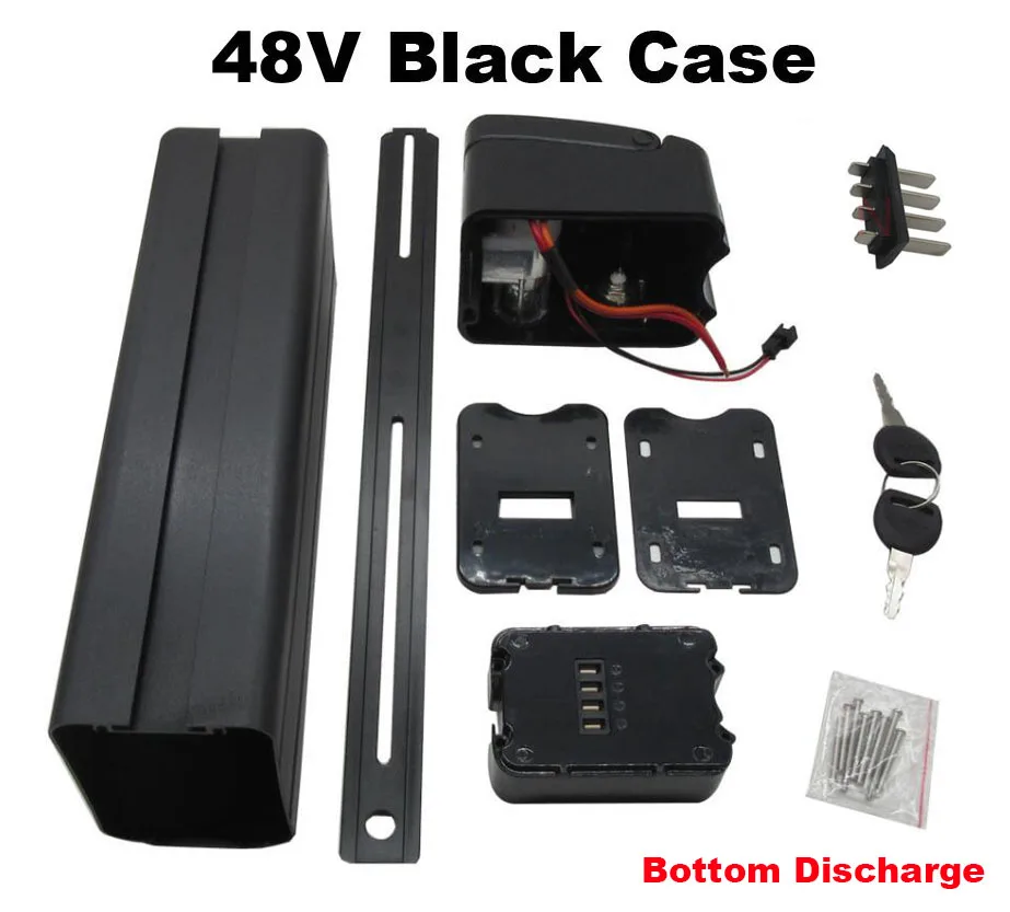 Custodia Portabatteria Per Bici Elettrica 48V – Modello A Pesce 6063, Colore Argento