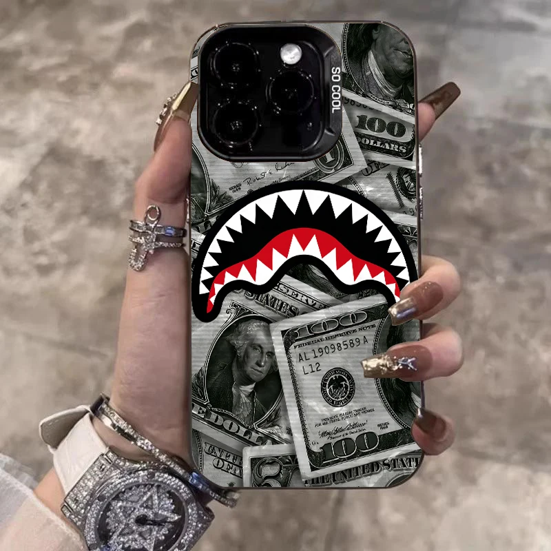 Frosted Acrylic Shark Tooth Phone Case
