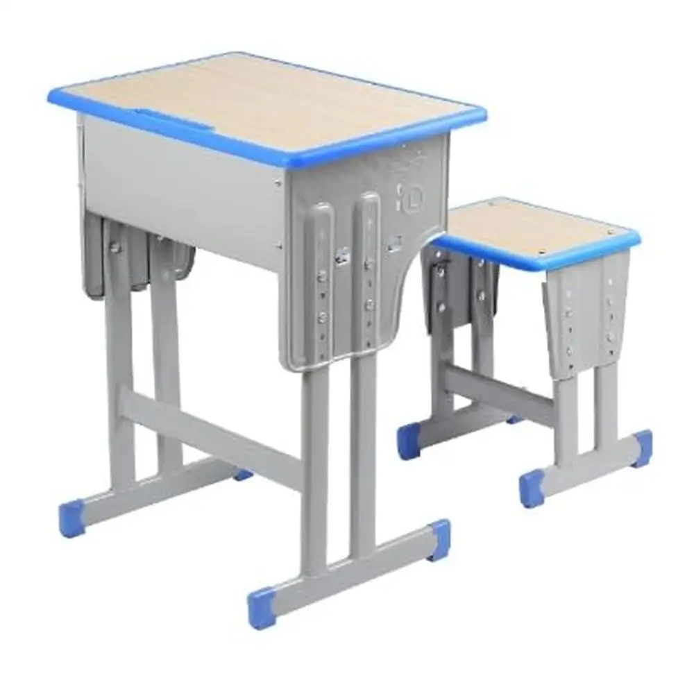Premium Kids Study Desk Chair Set Ergonomic Adjustable Children's School Table Chair Spacious Workspace with Storage Durable 4
