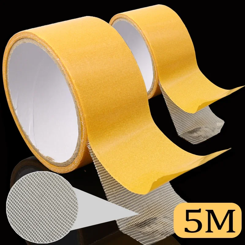 5MDoubleSidedGridFiberClothBaseTapeMeshWaterproofHigh