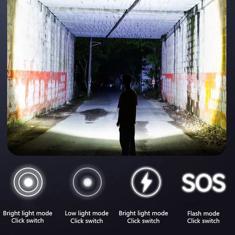 مصباح موسيقى LED قابل للشحن USB