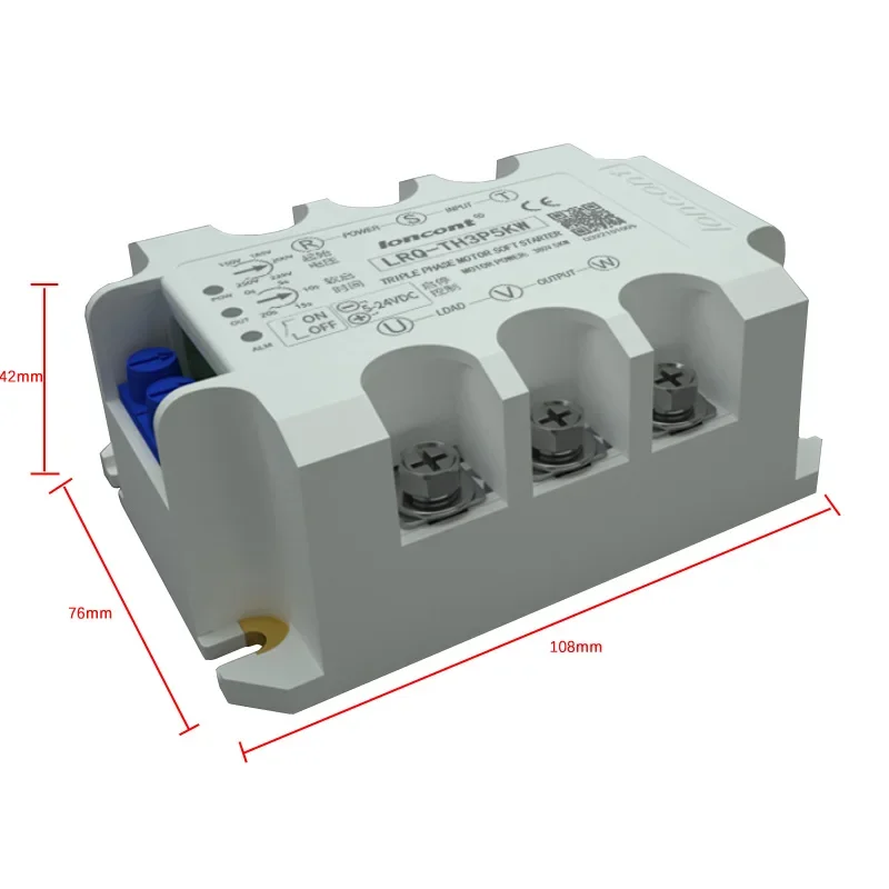 LRQ-TH3P5KW Three-Phase Motor Soft Starter Online Slow Start Module Decompression Voltage Reduction Controller for Electrical En