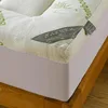 Bamboo_Viscose Mattress Topper Queen Size, Cooling Extra Thick Breathable Mattress pad 6