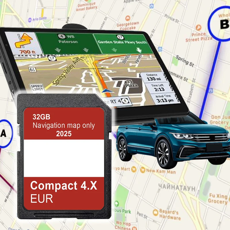 for KIA Soul/Sorento/Optima Vehicle SD Card Navigation GEN4 Europa Russia Maps Compact 4.X EUR System Update 2025 Software