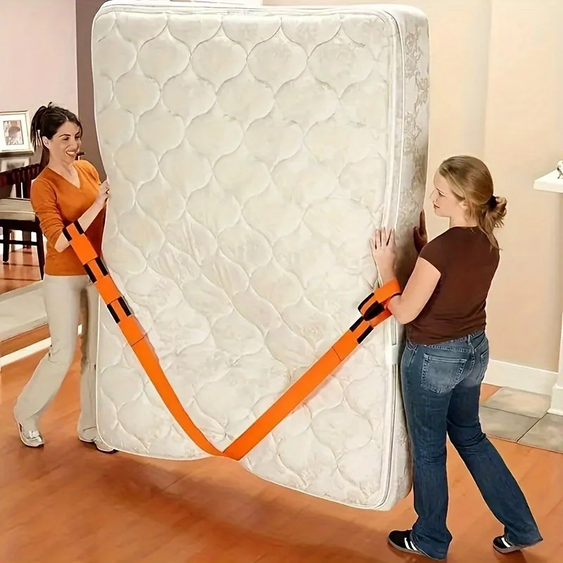 Cinghie Regolabili per Mobili, Cinghie di Tensione Robuste, per Sollevamento e Trasporto Sicuro di Attrezzature e Forniture - immagine 4