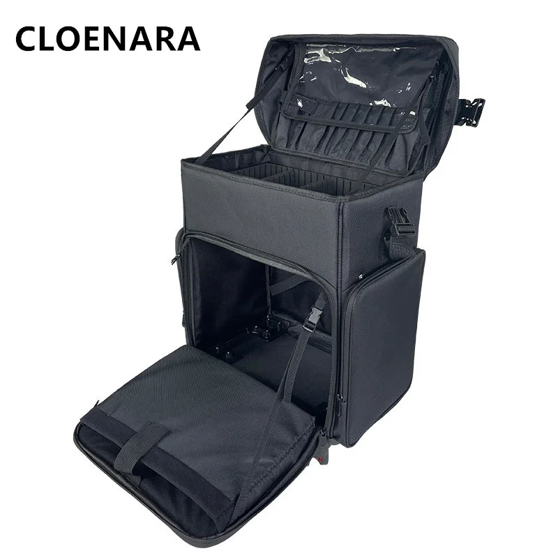 COLENARA Oxford Cosmetic Case Trolley Case Large-capacity Beauty Manicure Toolkit Ms. Universal Wheel Professional Makeup Box