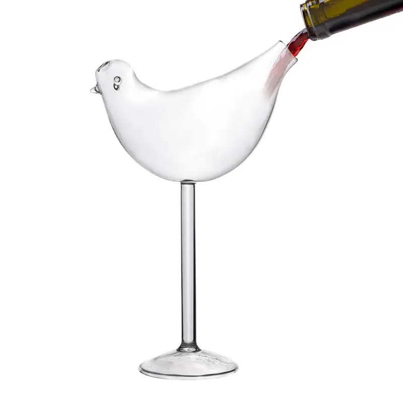 

Cocktail Glass 150ml Clear Wine Bird Glasses Cup Tall Creative Cocktail Drinking Drinkware For Party KTV Wedding Home Restaurant