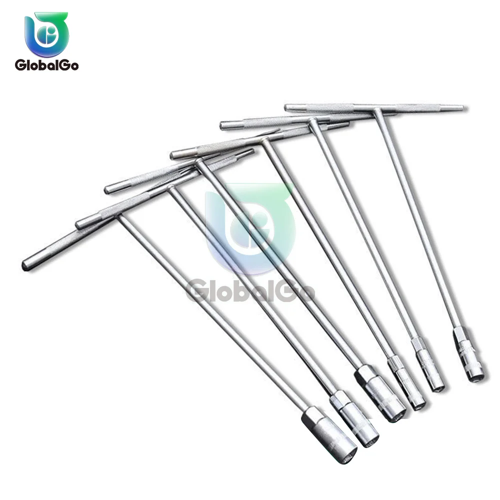 

T-shaped Hand Tool Hex Socket Wrench 7mm 8mm 9mm 10mm 12mm 13mm 15mm 17mm Metric T-handle Wrench Extended T-Socket Wrench