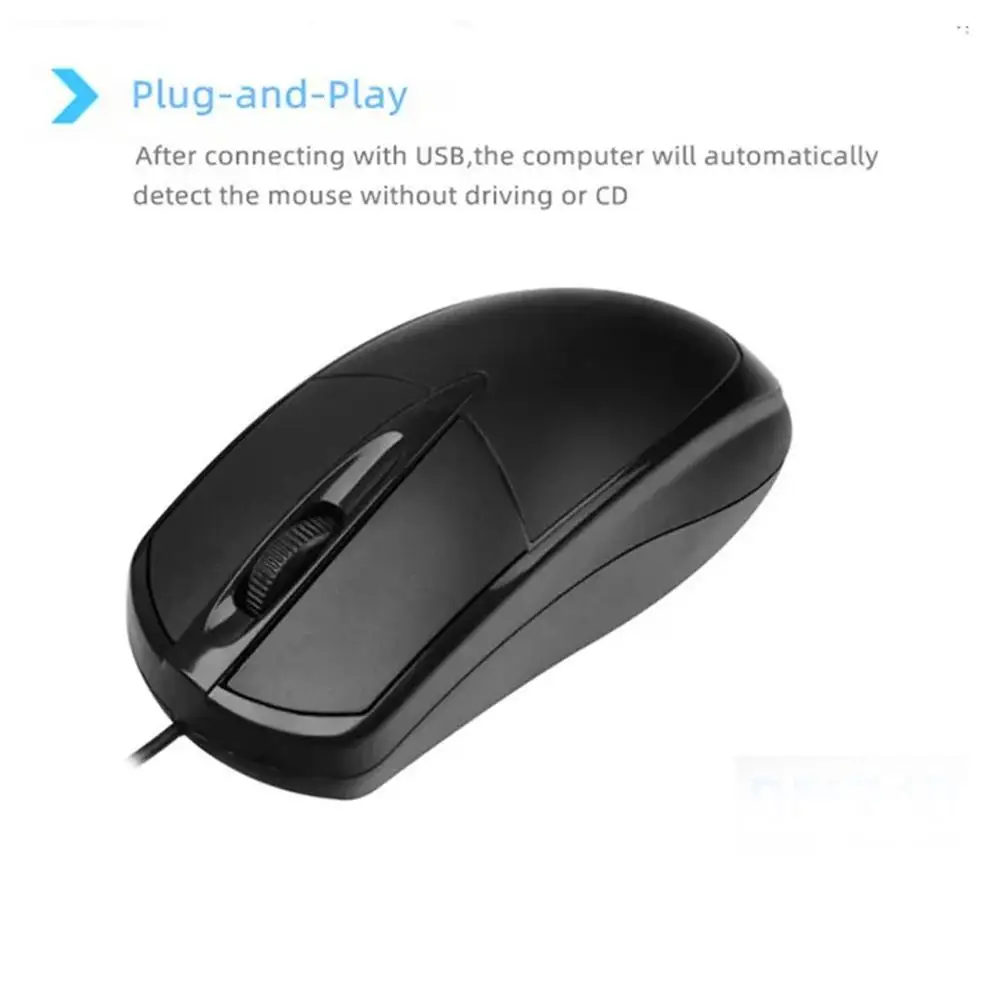 

USB Wired Computer Mouse Optical Mouse Gamer PC Laptop Notebook Computer Mouse Mice for Office Home Use A8K8