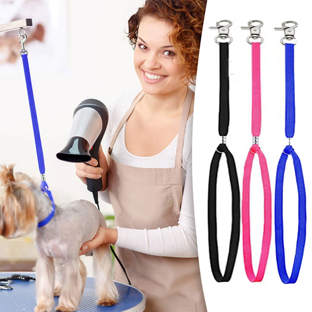 Pet Cat Noose Loop Lock Clip Rope For Grooming Table Arm Bath Adjustable Restraint Rope Harness Pet Accessories