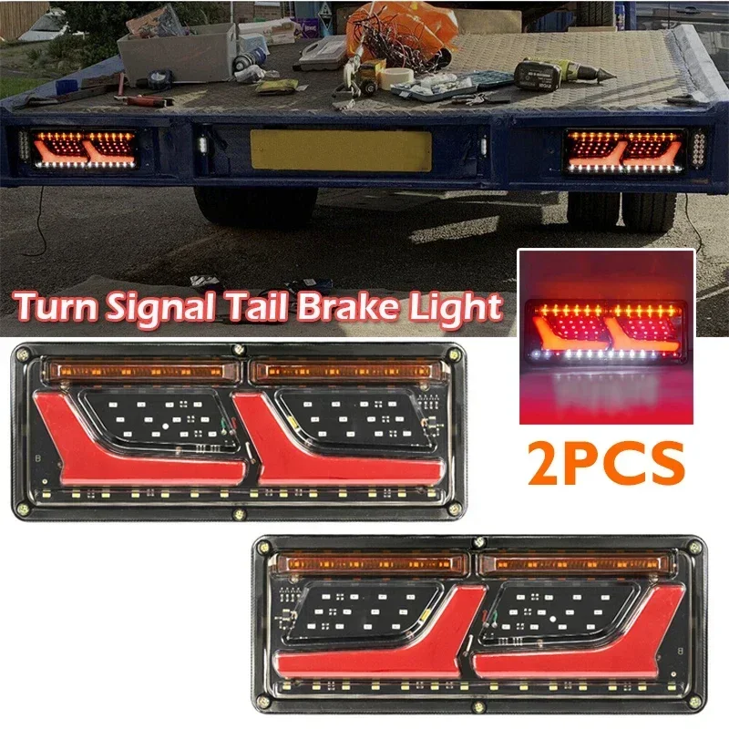 

2 шт./комплект, стоп-сигналы для грузовых прицепов