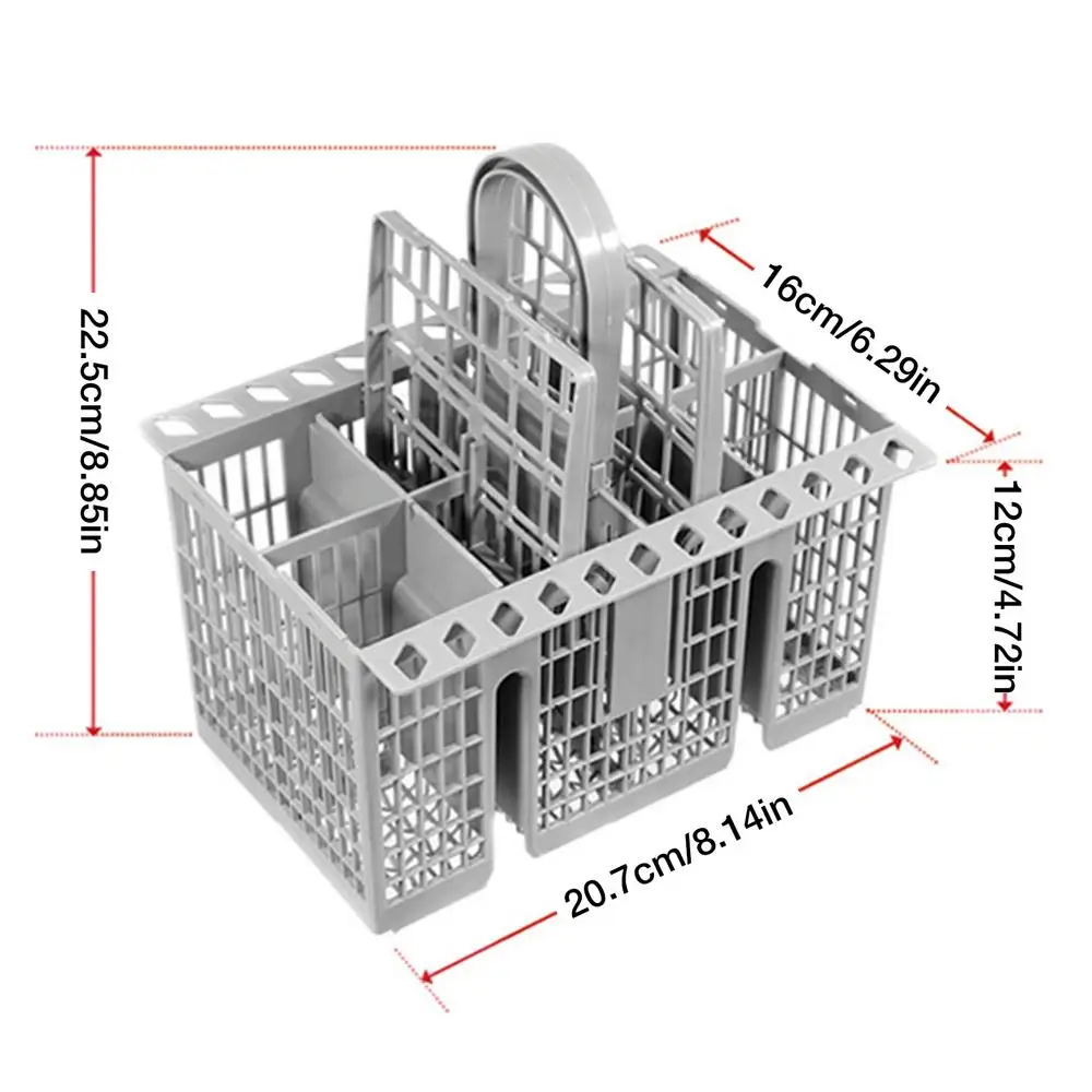LICHIFIT Cestello Portaposate Per Lavastoviglie Hotpoint, Cesto Multifunzionale Con Manico E Coperchio, Dimensioni 207x161x120 Mm