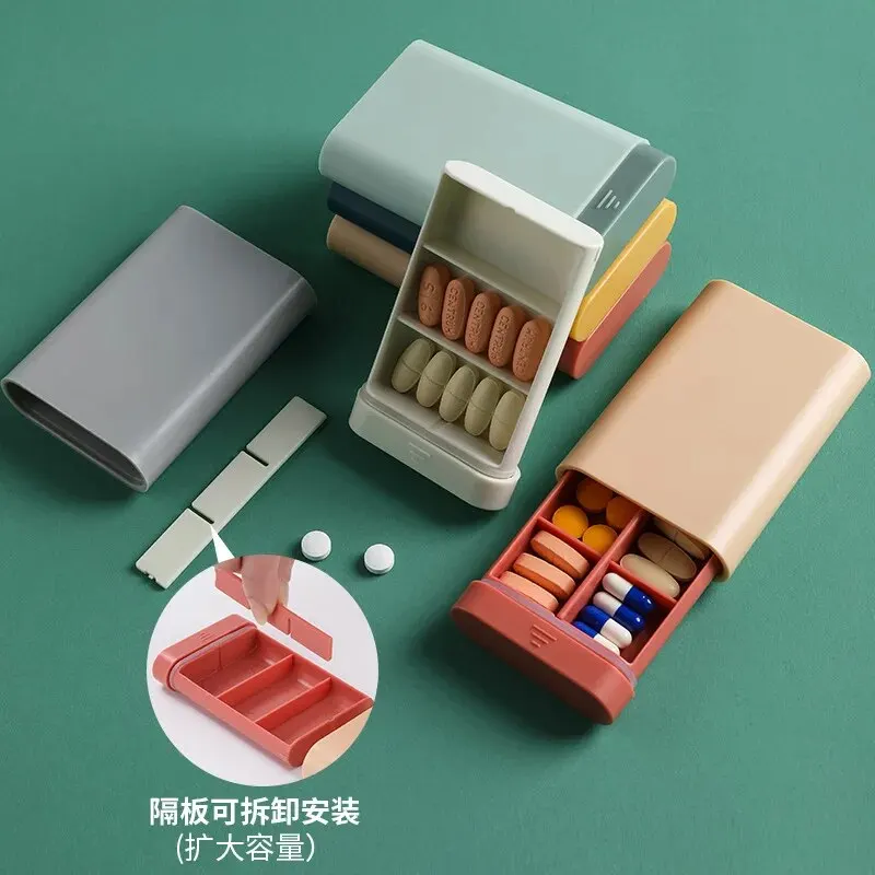 Pill Box Rectangle Medicine Storage