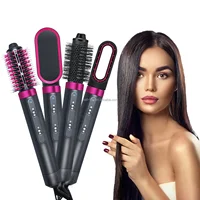 2021 Electric Hair Dryer 4 In 1 Hot Air Brush Blow Dryer Hair Curling Iron Rotating Brush Hair Dryer Hairstyling 1