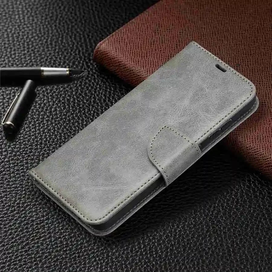 Luxurious Sheepskin Flip PU Leather Phone Case