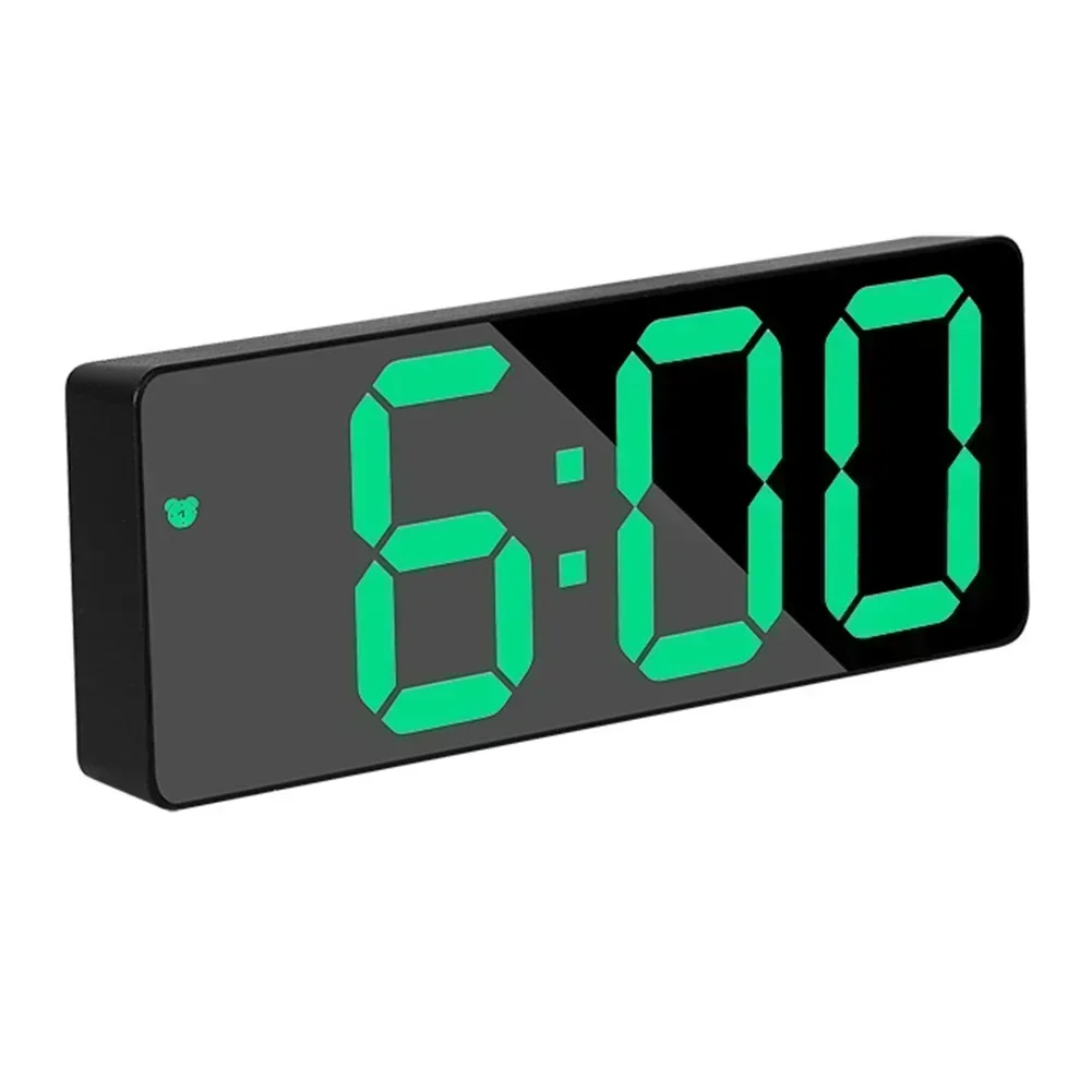 Smart Electronic Clock with Bright Display, Voice Control, and Multifunctional Features