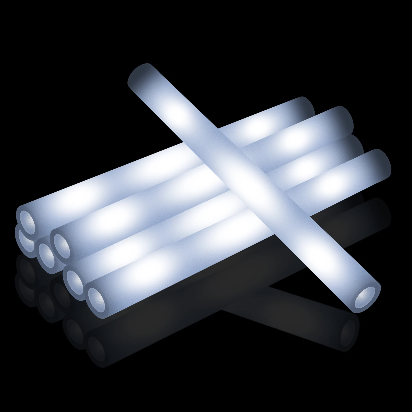 Bastoncini Luminosi LED Da Festa In Schiuma Effetto Neon 20 Pezzi Bianco Effetto Lampeggiante Eventi E Matrimoni Da 15,98 € | DHgate