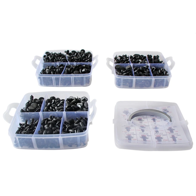 

625 Pcs Car Retainer Clips Plastic Fasteners Kit Fender Rivet Clips Car Door Panel Trim Clips Kit 5 Pcs Fastener Remover