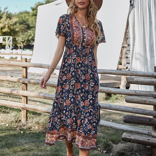 boho beach dresses australia