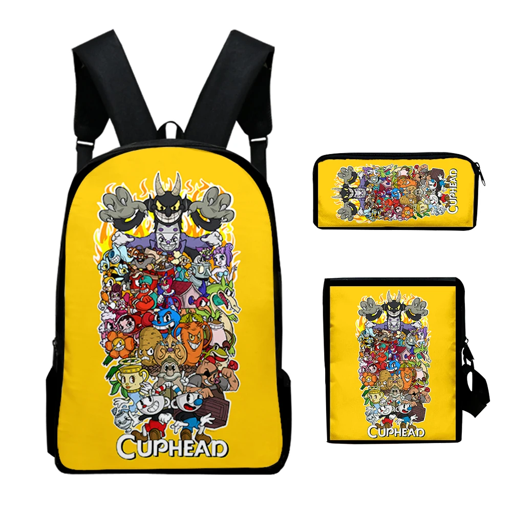 

3 шт./комплект, рюкзак для ноутбука, с 3D-принтом