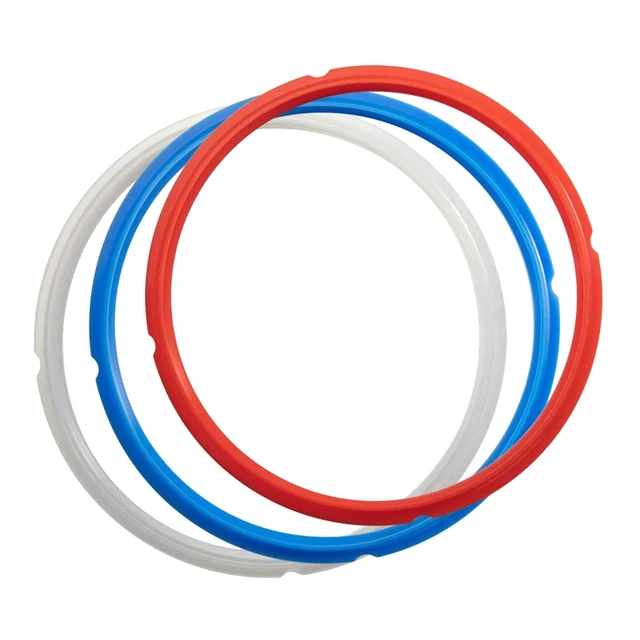 Genuine Instant Pot Sealing Ring 2-Pack (Red/Blue)- 6 Quart