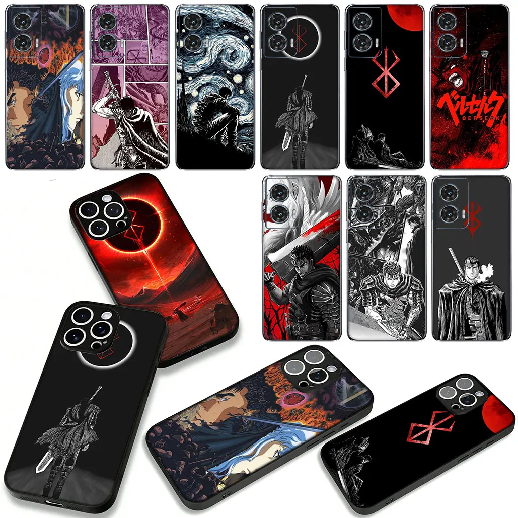 Anime Cartoon Berserk Guts Phone Cover Case