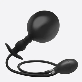 Inflatable Butt Plug Anal Dilator Vibrating Prostate Massager Huge Big Anal Balls Sexy Toys for Men Women 18 Adult Buttplug. 5