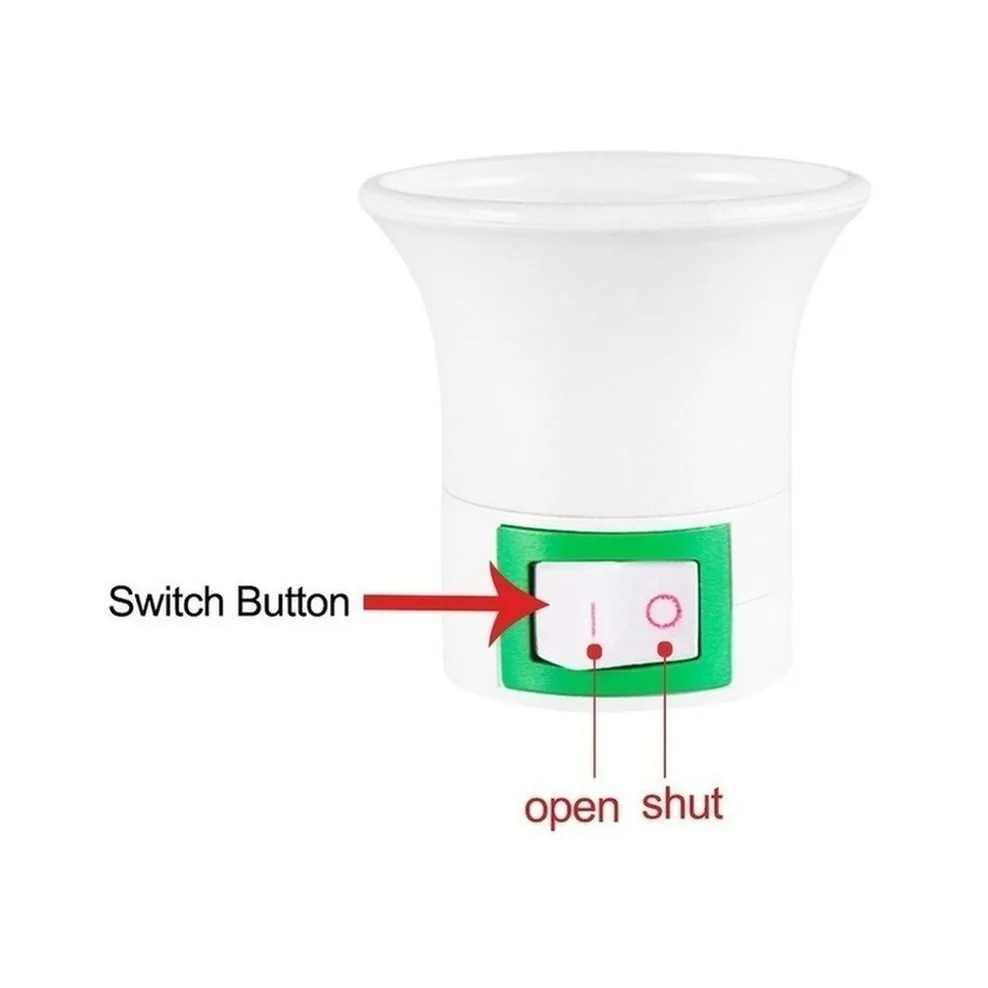 3/pcs E27 LED light Male Sochet Base type to AC Power 220V US/EU Plug lamp Holder Bulb Adapter Converter + ON/OFF Button Switch for lamp holder,lamp bulb holder,socket converter,lamp base,lamp socket adapter,led lamp base
