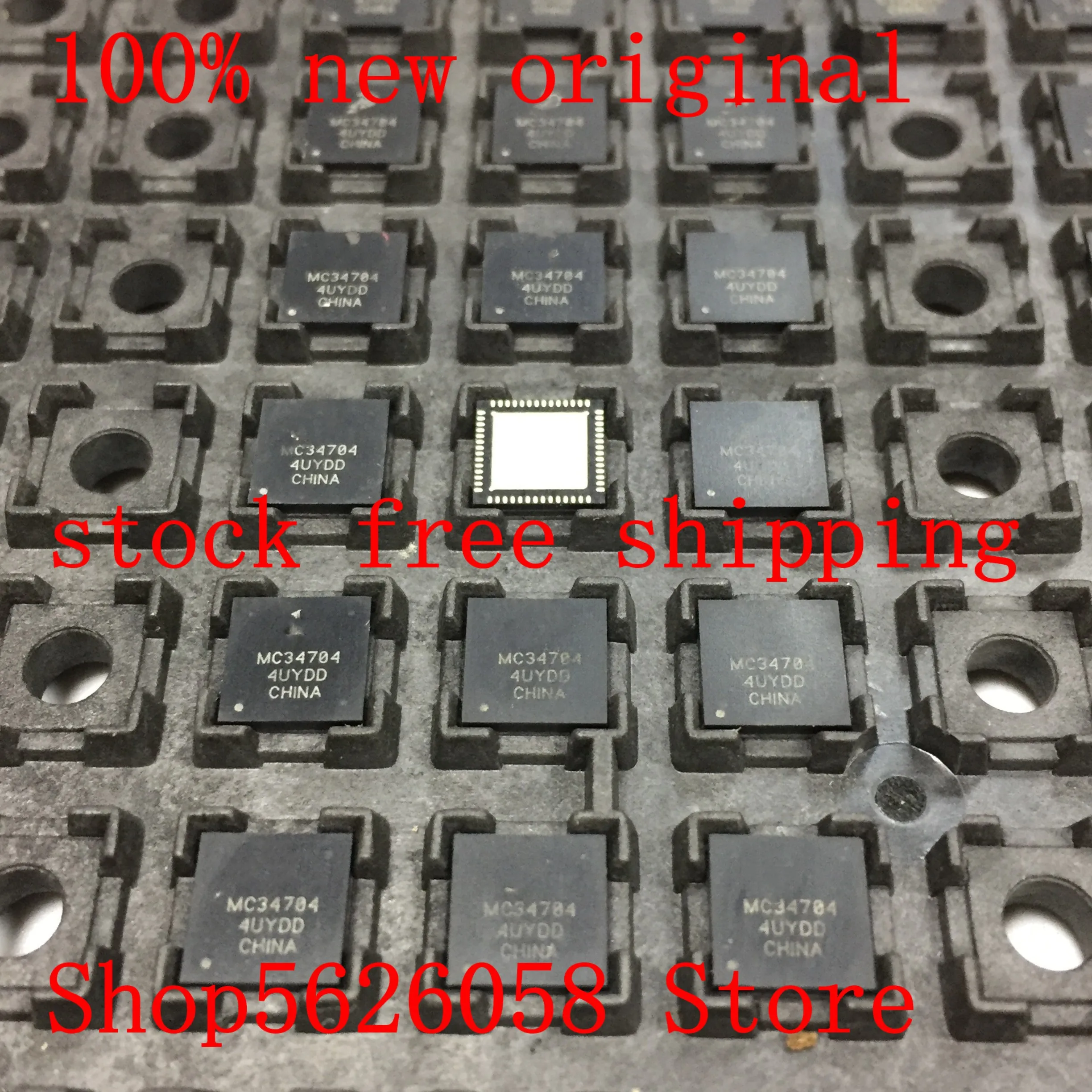 

MC34704 100% New Original STOCK freeshipping 5PCS SON-10-EP(3.1x3.1)