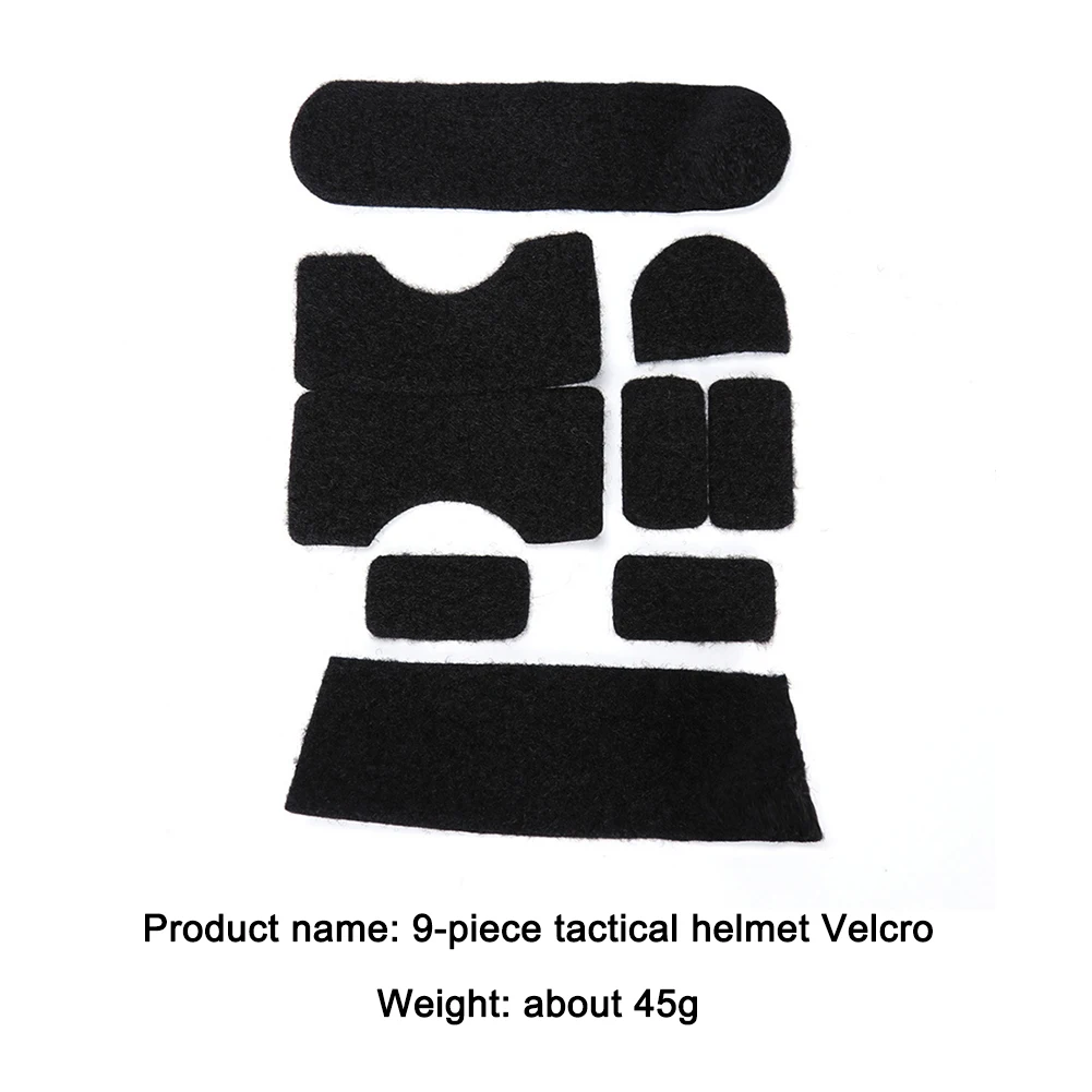 Walbest 1 Set Helmet Padding Kit Self Adhesive High Cut Helmet Velcro  Sticker, Universal Fastener Tape Helmet Padding Stickers