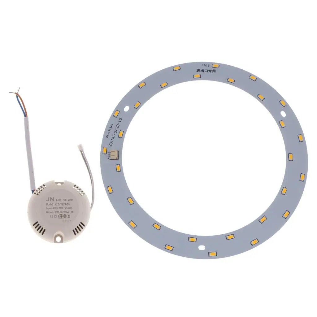 LED 모듈 보드 천장 램프 교체 전구, 따뜻한 White-15W, 2-6 팩, 220V