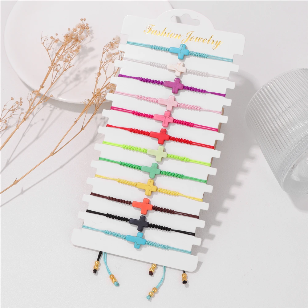 قابل للتعديل مضفر أساور مجموعة للنساء ، غير النظام...