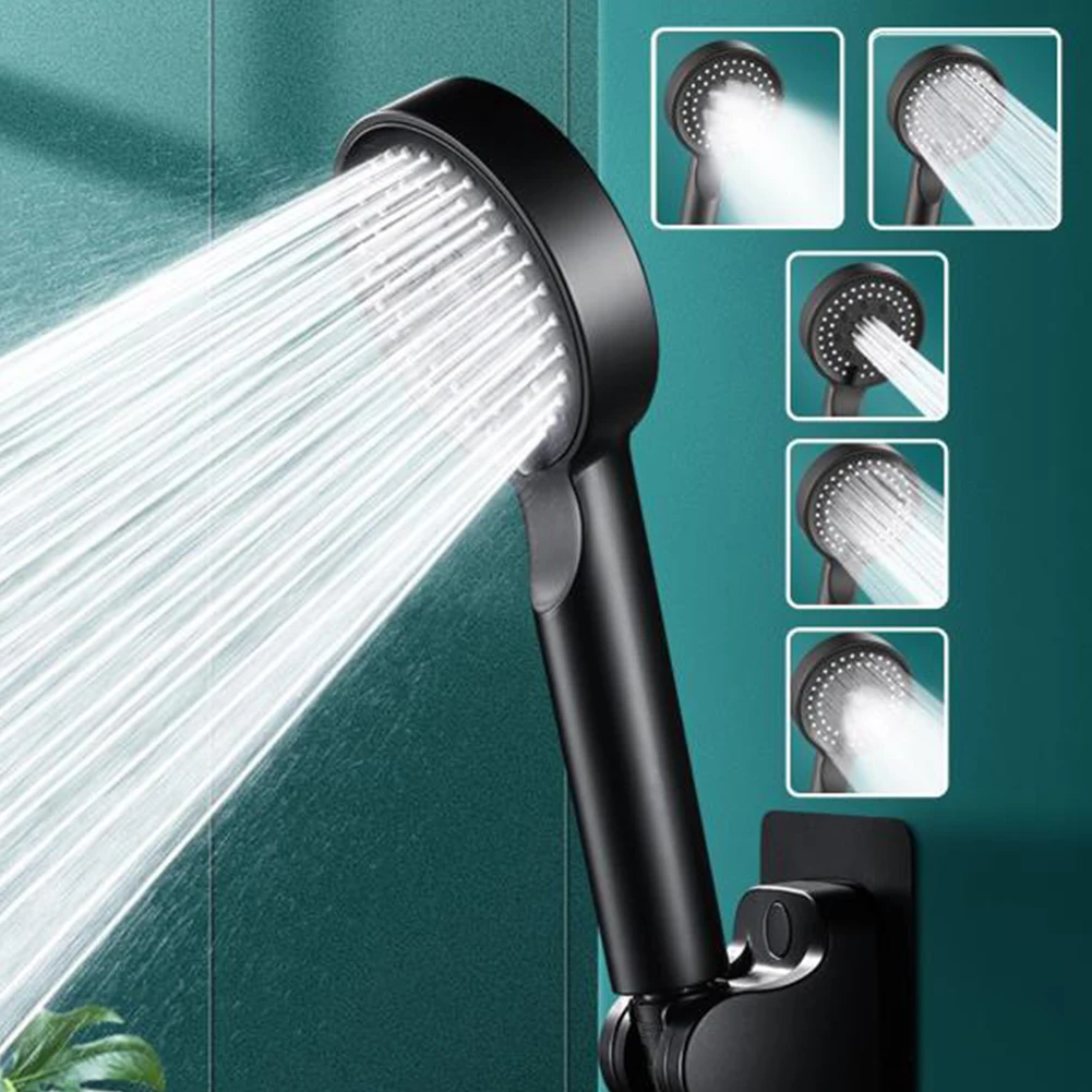 

Shower Head Adjustable High Pressure Shower Head Spray Water Stain Resistant Multifunctional Hard Water Accumulation