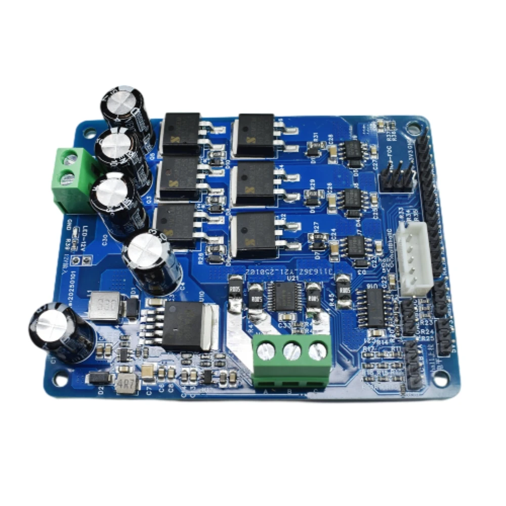 Motor Drive Board,FOC Motor Development Board Drive Module Six-step Commutated Brushless VVVF 3-phase Asynchronous
