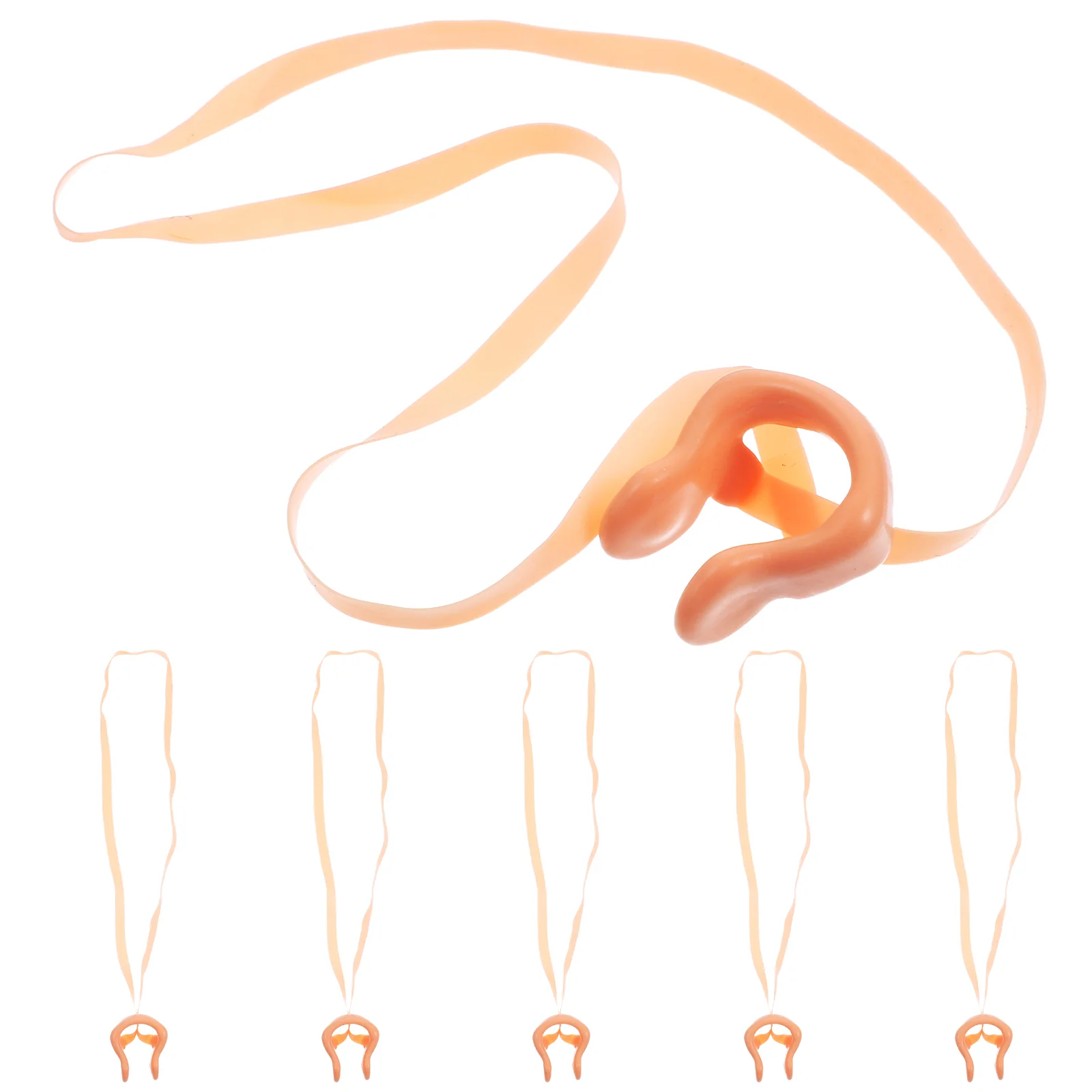 

6 Pcs Adult Swimming Gear Silicone Plugs Aldult Nasal Splint for Sports Child Earbuds