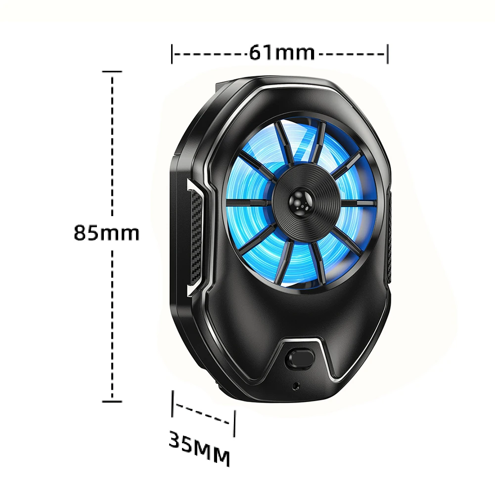 Back Clip Cooling Semiconductor Cooler Universal Phone Cooling Radiator Mute Phone Cooler Clip Cool Heat Sink for Smartphones