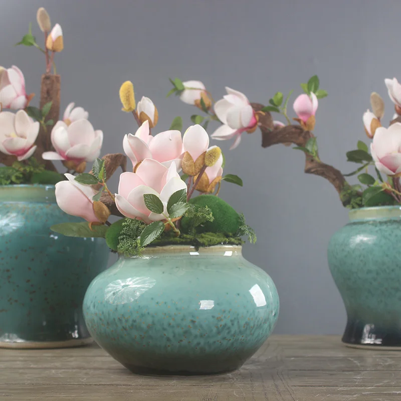 

Large potted flower arrangement simulation flower set living room decoration indoor decoration flower fake flower decoration new