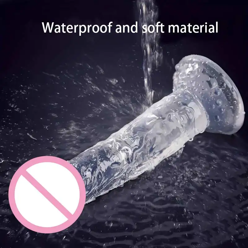 5 Colors Big Transparent Dildo Suction Cup Jelly Dick Women Erotic Anal Sex Toys Soft Clitori Vaginal Masturbators Penis sex toys