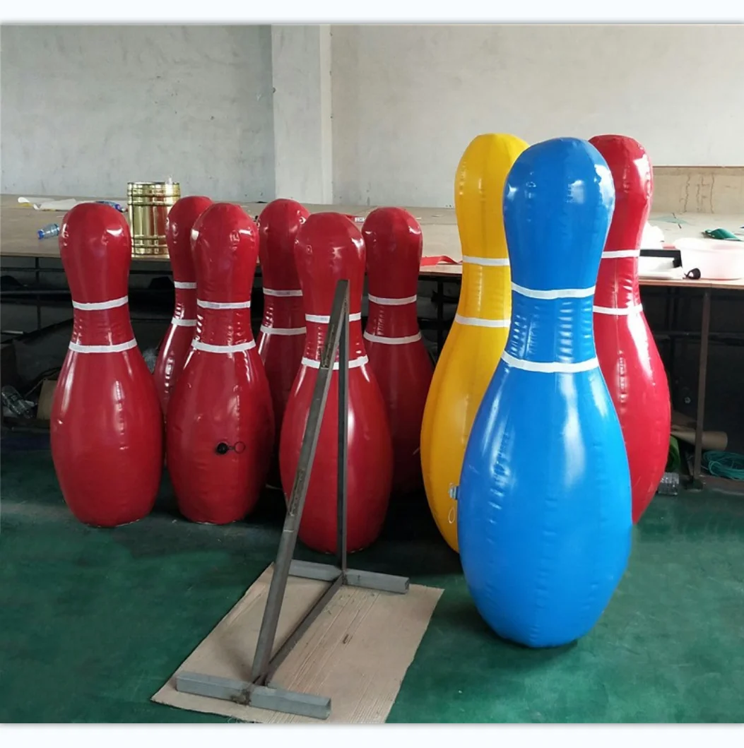 Commercial Inflatable Human Bowling PVC Bowling Games for outdoor giant inflatable bowling set for kids an adults