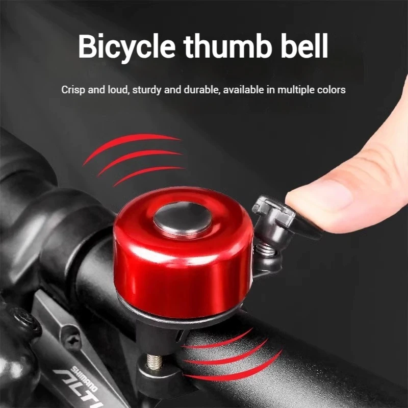1/5pcs Mini Bicycle Bells MTB Road Bike Safety Warning Alarm Cycling Accessories Safety Cycling Sound Alarm Handlerbar Horn Ring