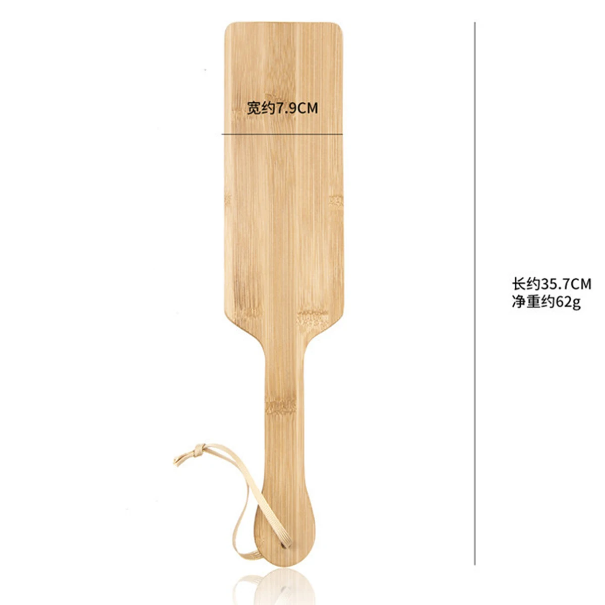 37CM Genuine Bamboo Wood Paddle Wooden Greek Fraternity Paddle Riding Horses Whip Crops 3