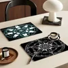 Magic Circle Table Drain Pad Tabletop Absorbent Draining Mat Tableware Mats Placemats for Table Decor 2