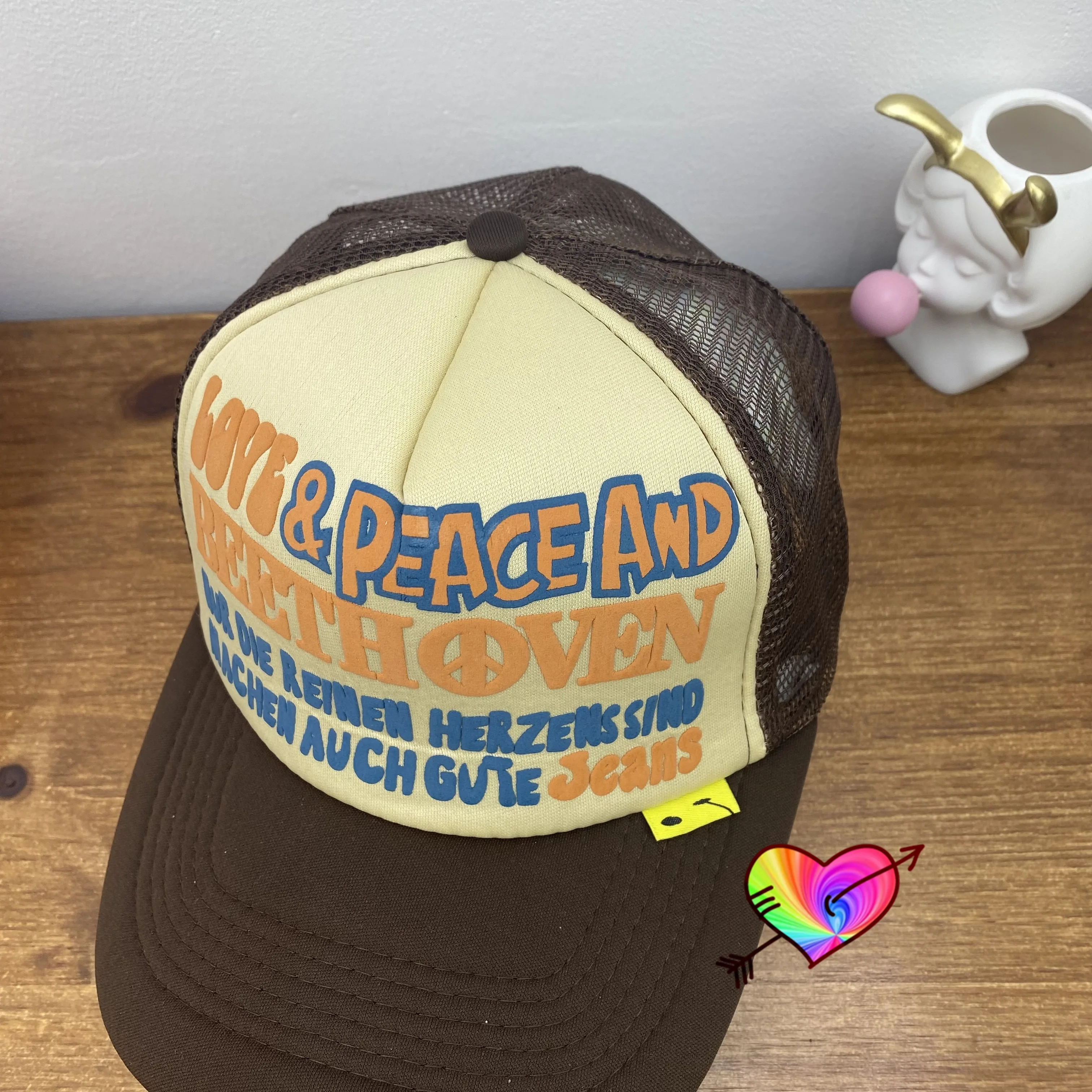 

2022 Vintage KAPITAL Baseball Caps Men Women Multi-color Foam Printing KAPITAL Cap Adjustable Mesh Splicing Hats