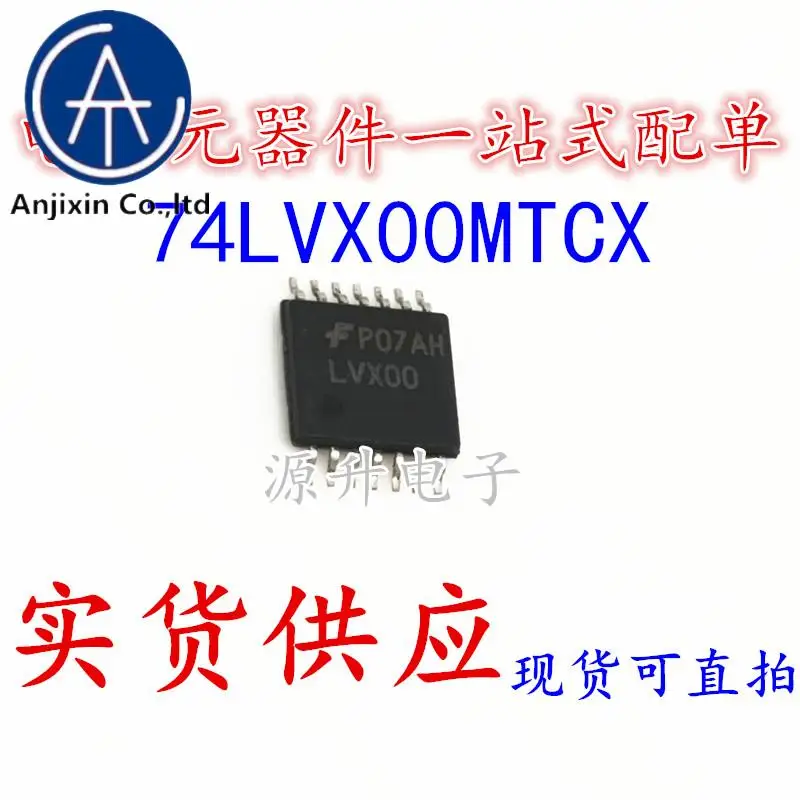 

10 шт. 100% оригинальный новый 74LVX00MTCX 74LVX00MTC Silkscreen LVX00 SMD SOP-14