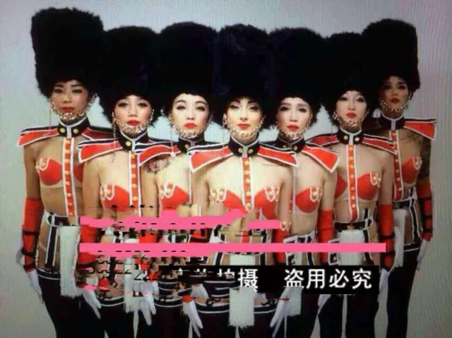 The Royal Guard theme crazy horse show party costume gogo dancer